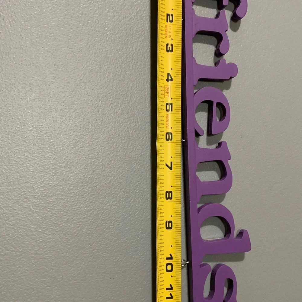 Charming Purple Friends Wall Hook Decor